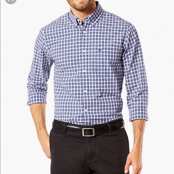 Dockers Other - Men’s dockers striped fitted shirt